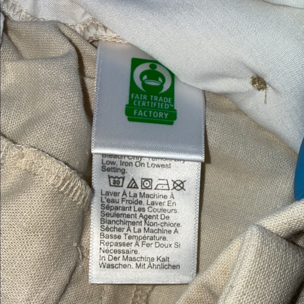 Pants Linen By J. Crew In Ivory, Size: 12 P - Picture 6 of 8